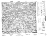033P14 Lac D Iberville Canadian topographic map, 1:50,000 scale