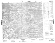033P15 Lac Mondain Canadian topographic map, 1:50,000 scale