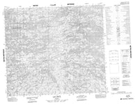 033P16 Lac Sirve Canadian topographic map, 1:50,000 scale