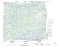 033P Lac Bienville Canadian topographic map, 1:250,000 scale