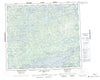 033P Lac Bienville Canadian topographic map, 1:250,000 scale