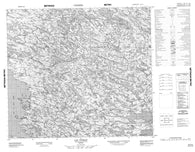034A04 Lac Lussay Canadian topographic map, 1:50,000 scale