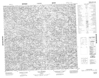 034A10 Lac Chapron Canadian topographic map, 1:50,000 scale