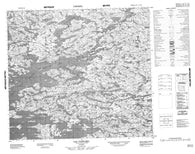 034A11 Lac Pastorel Canadian topographic map, 1:50,000 scale