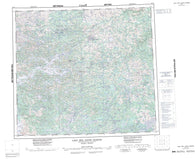 034A Lac Des Loups Marins Canadian topographic map, 1:250,000 scale