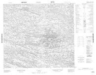 034B09  Canadian topographic map, 1:50,000 scale