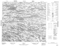 034B13  Canadian topographic map, 1:50,000 scale