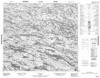 034B14  Canadian topographic map, 1:50,000 scale
