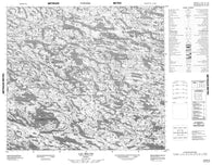 034B15 Lac Melvin Canadian topographic map, 1:50,000 scale