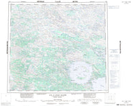 034B Lac A L Eau Claire Canadian topographic map, 1:250,000 scale