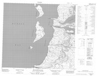 034C02 Belanger Island Canadian topographic map, 1:50,000 scale