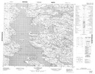 034C08 Lac Persillon Canadian topographic map, 1:50,000 scale