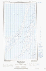 034D05E Kugong Island Canadian topographic map, 1:50,000 scale