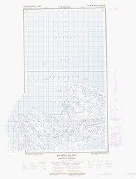 034D05W Kugong Island Canadian topographic map, 1:50,000 scale