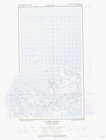 034D05W Kugong Island Canadian topographic map, 1:50,000 scale