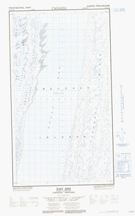 034D06W East Arm Canadian topographic map, 1:50,000 scale