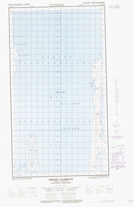 034D11W Eskimo Harbour Canadian topographic map, 1:50,000 scale