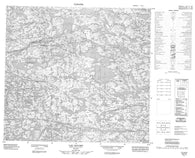 034F09 Lac Savary Canadian topographic map, 1:50,000 scale