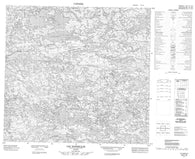 034F16 Lac Kapisililik Canadian topographic map, 1:50,000 scale