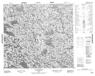 034G01 Lac Bouchaud Canadian topographic map, 1:50,000 scale