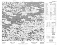 034G03 Lac Dornon Canadian topographic map, 1:50,000 scale