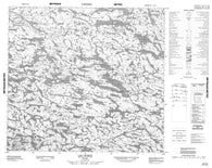 034G05 Lac Ochue Canadian topographic map, 1:50,000 scale