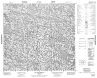 034G15 Lac Descareaux Canadian topographic map, 1:50,000 scale