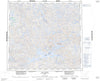 034G Lac Minto Canadian topographic map, 1:250,000 scale