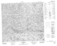 034H02 Lac Macmahon Canadian topographic map, 1:50,000 scale