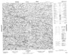 034H05 Lac Beaude Canadian topographic map, 1:50,000 scale