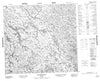 034H10 Lac Curatteau Canadian topographic map, 1:50,000 scale