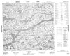034H12 Lac Depocas Canadian topographic map, 1:50,000 scale