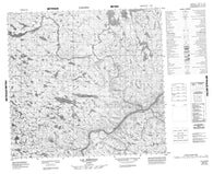 034I02 Lac Serindac Canadian topographic map, 1:50,000 scale