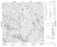 034I12 Lac Bisson Canadian topographic map, 1:50,000 scale