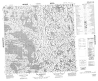 034I16 Lac Bonenfant Canadian topographic map, 1:50,000 scale