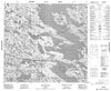 034J03 Lac Chavigny Canadian topographic map, 1:50,000 scale
