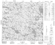 034J05 Lac Chatignon Canadian topographic map, 1:50,000 scale