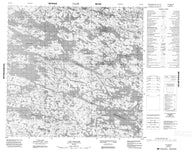 034J12 Lac Daller Canadian topographic map, 1:50,000 scale