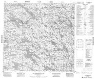 034J13 Lac Sanningajualuk Canadian topographic map, 1:50,000 scale