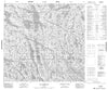 034J14 Lac Thiersant Canadian topographic map, 1:50,000 scale