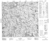 034J16 Lac Vernon Canadian topographic map, 1:50,000 scale