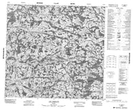 034K02 Lac Gobillot Canadian topographic map, 1:50,000 scale