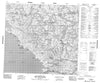034K03 Lac Sanningajuq Canadian topographic map, 1:50,000 scale