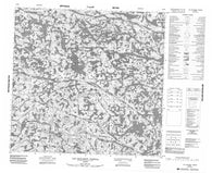 034K06 Lac Sailasiup Tasinga Canadian topographic map, 1:50,000 scale