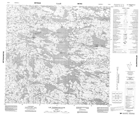 034K08 Lac Tasirruaraaluk Canadian topographic map, 1:50,000 scale