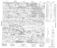 034K09 Lac Muraalavik Canadian topographic map, 1:50,000 scale