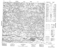 034K10 Lac Igavavvik Canadian topographic map, 1:50,000 scale