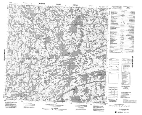 034K12 L Pinguup Tasialunga Canadian topographic map, 1:50,000 scale