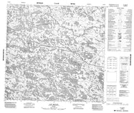 034K15 Lac Boulet Canadian topographic map, 1:50,000 scale