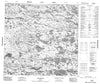034K16 Lac Sailly Canadian topographic map, 1:50,000 scale